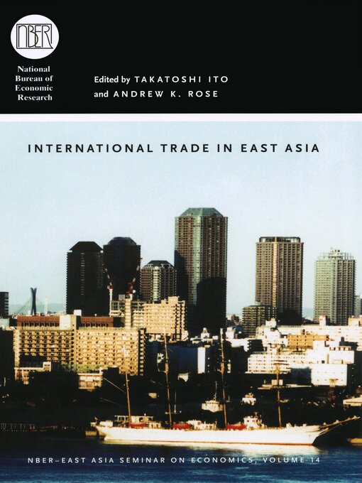 Title details for International Trade in East Asia by Takatoshi Ito - Available
